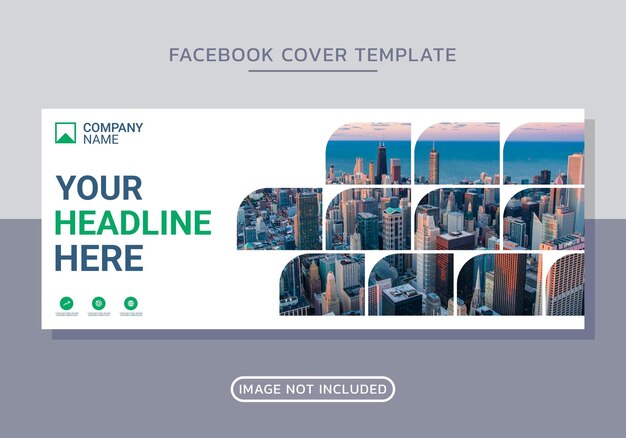 Vector business facebook cover and web banner design