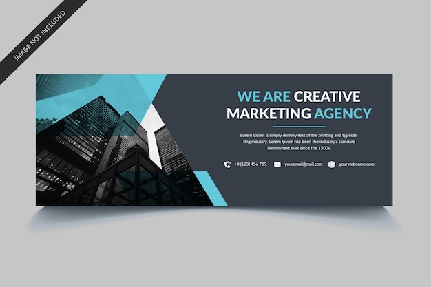 Vector business facebook cover