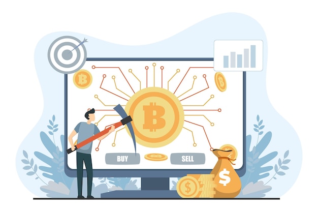 Business Finance Flat Illustratieontwerp