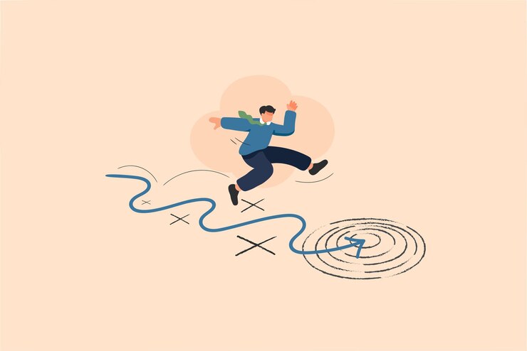 Vector business and finance gameplan illustration