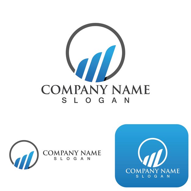 Business Finance Logo template vector icon design