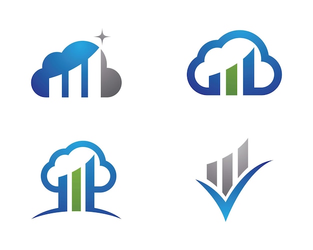 Business Finance logo template vector icon