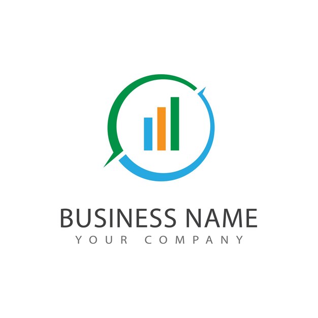 Business Finance logo template vector