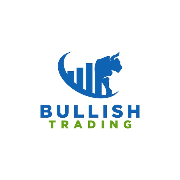 Business and Finance Logo with the Bull as the Symbol