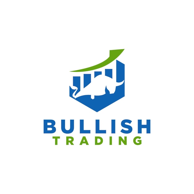 Business and Finance Logo with the Bull as the Symbol