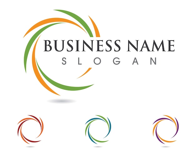 Vettore logo di business finance