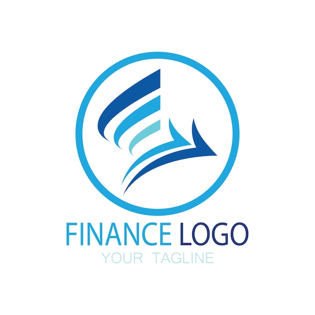 Дизайн векторной иллюстрации логотипа бизнес-финансов и маркетинга