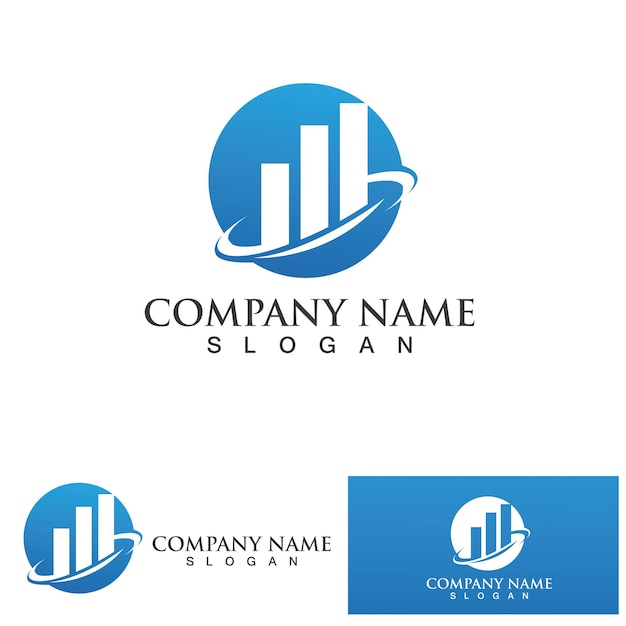 Business finance and Marketing logo Vector illustration design