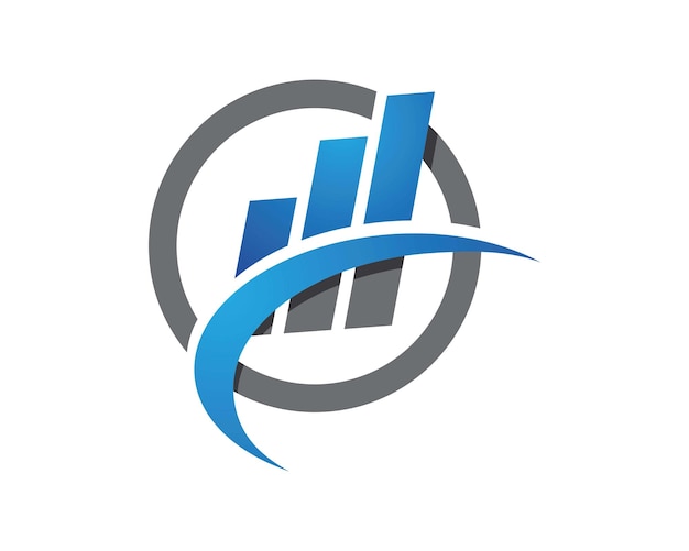 Vector business finance professional logo template