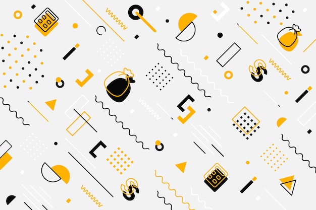 business and finance seamless pattern background with silhouette icons for business theme