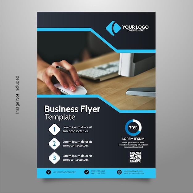 Vector business flyer 3