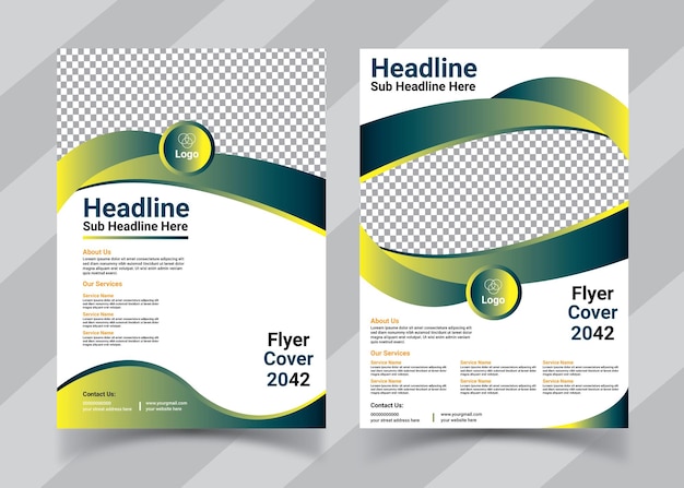 Business Flyer Cover Template Design