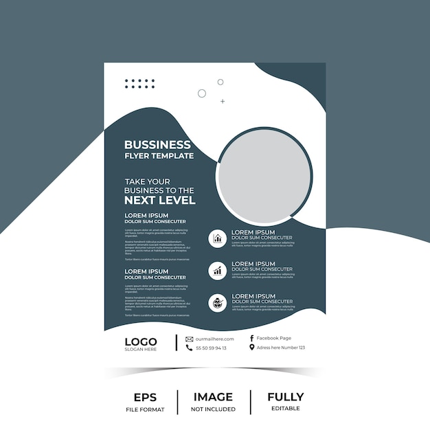 Vector business flyer design 2024