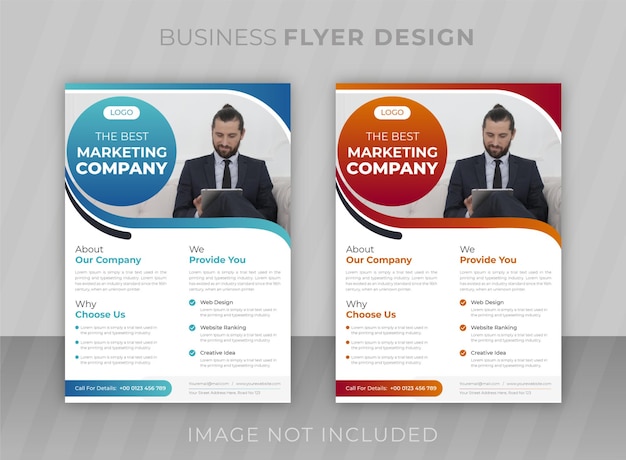 Business Flyer Design or Brochure Cover Design