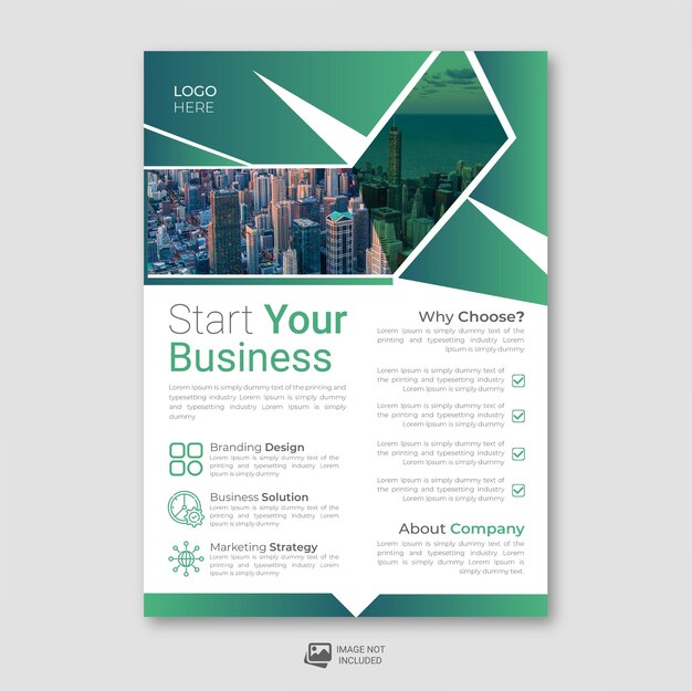 Vector business flyer design creative social media post design