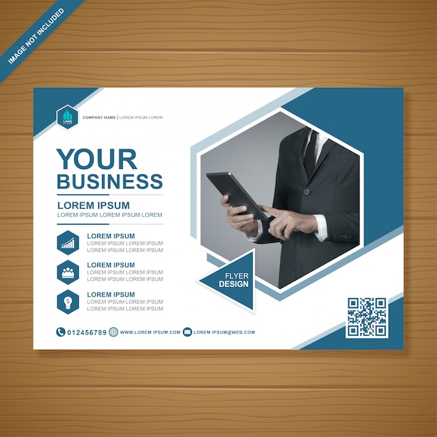 Business flyer design template