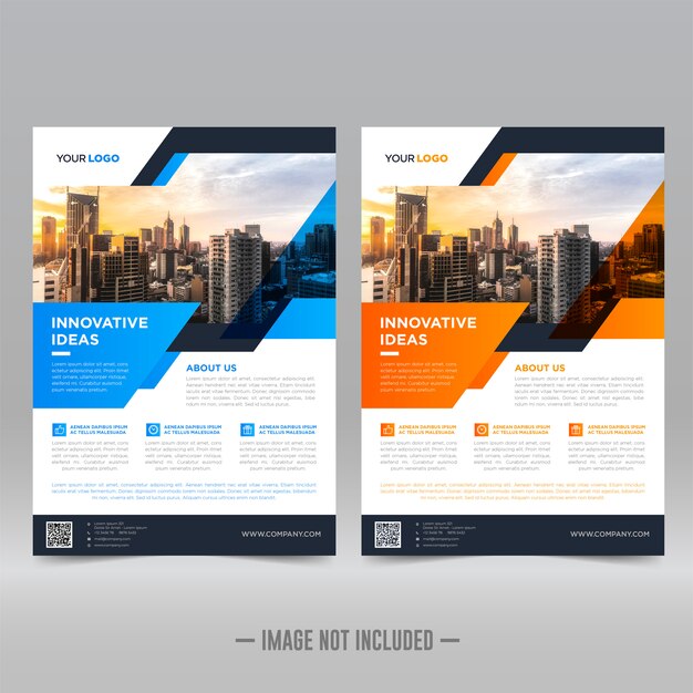 Business flyer design template