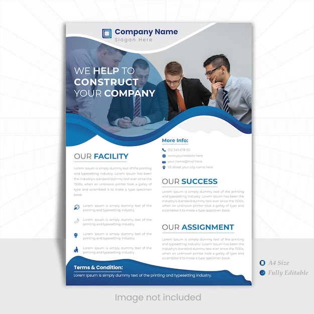 Business flyer Design template