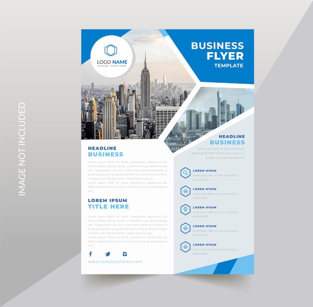 business flyer sjabloonontwerp