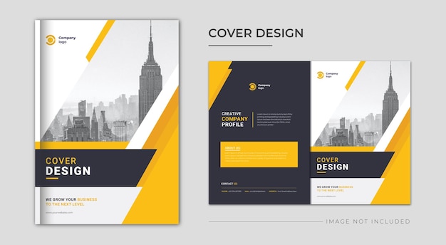 Business flyer template annual report book cover design