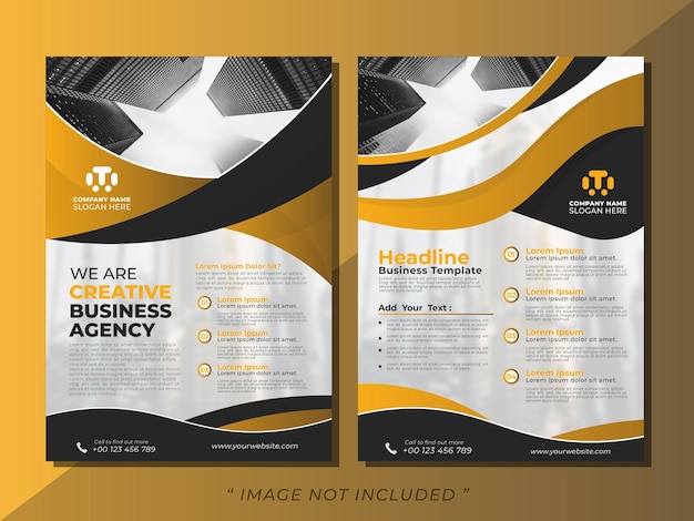 Business flyer template can be used business marketing