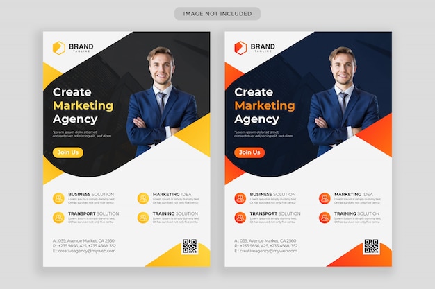 Business Flyer Template Design Layout