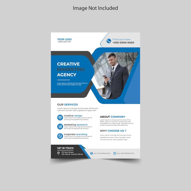 business flyer template design