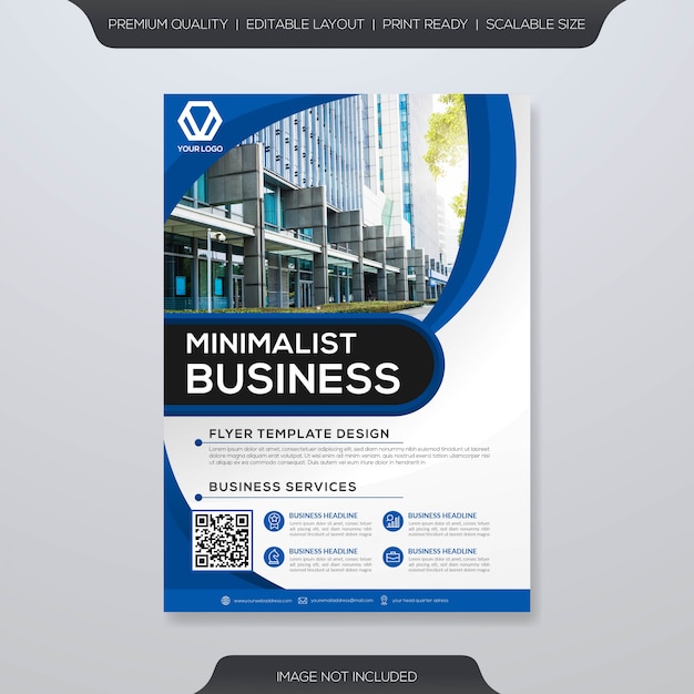 Modello di business flyer premium