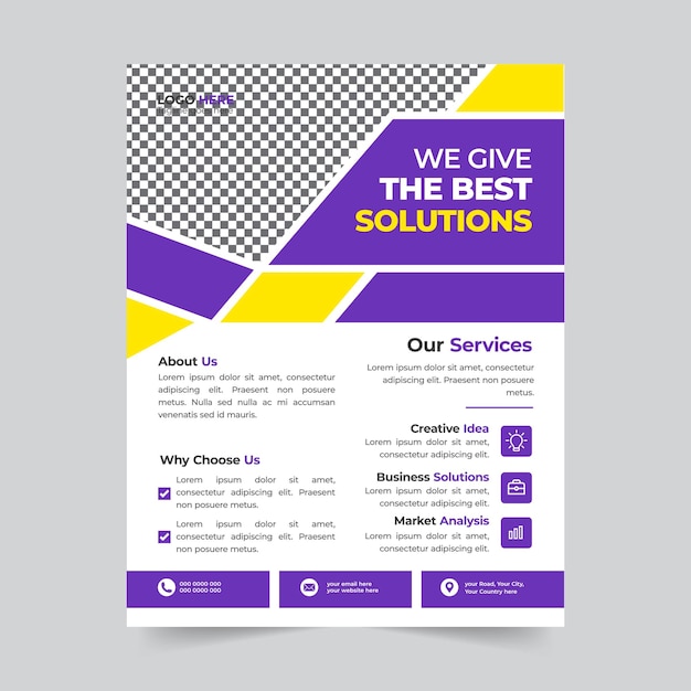 business flyer template