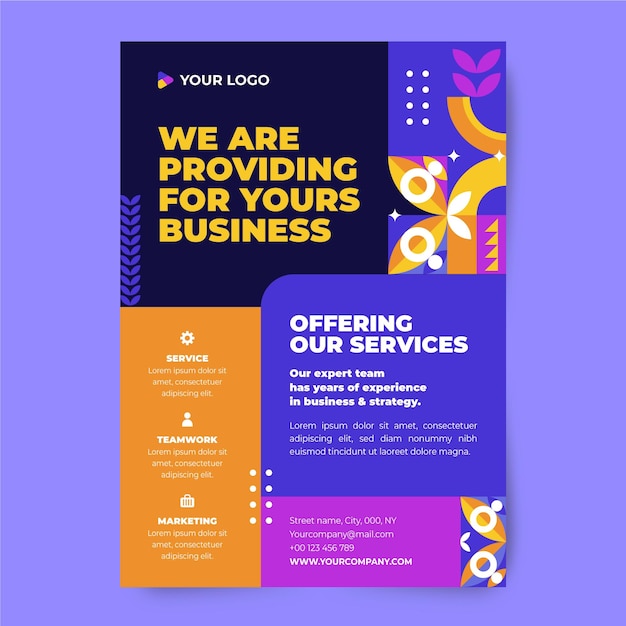 Business flyer template