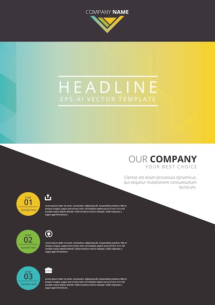 Business flyer template