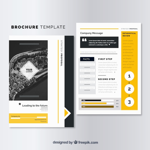 Vector business flyer template