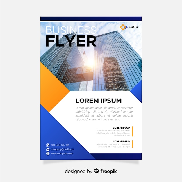 Business flyer template