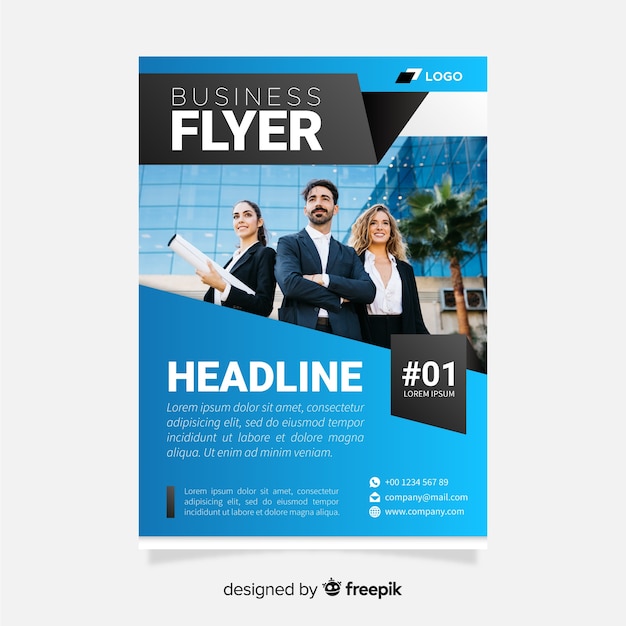 Business flyer template