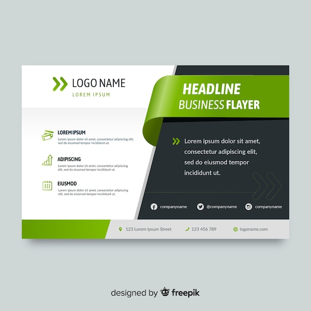 Business flyer template