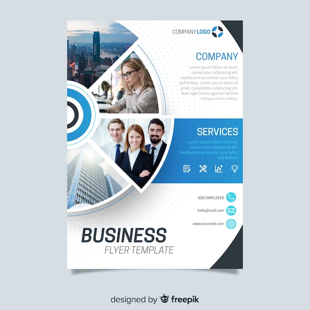 Business flyer template