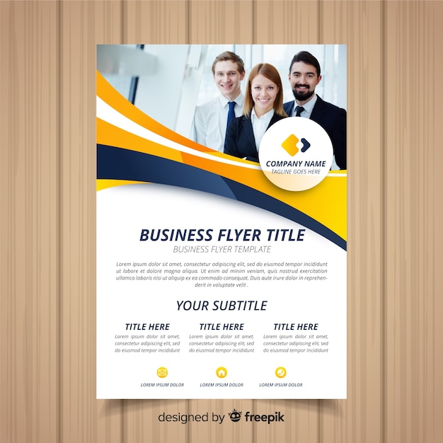 Business flyer template