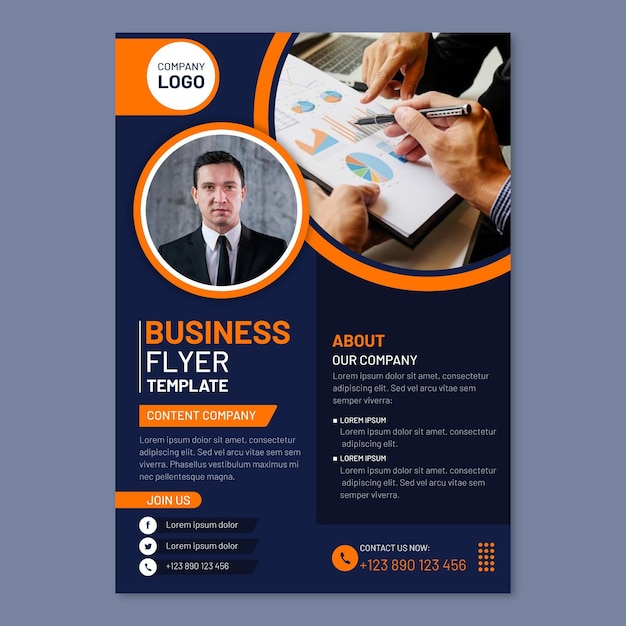 Business flyer template