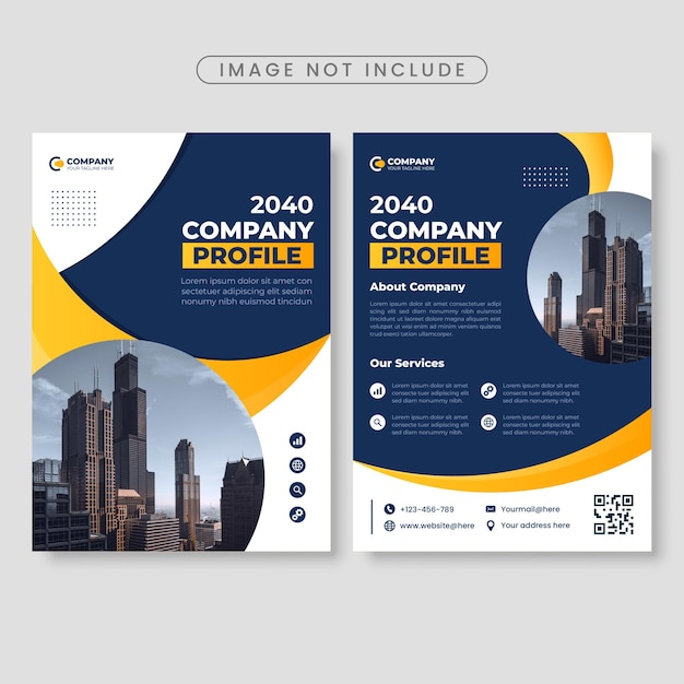 Vector business flyer template