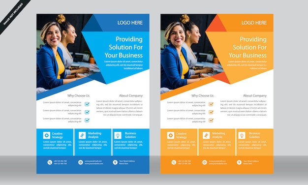 Business flyer template