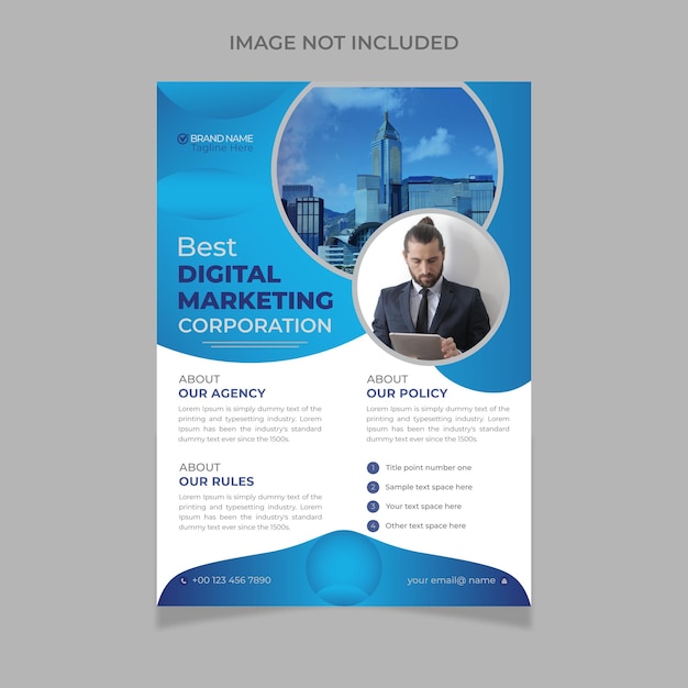 Business flyer template