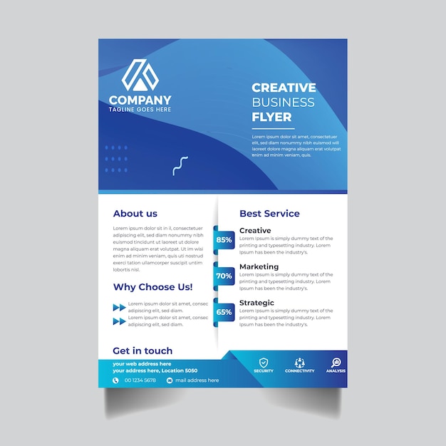 Business flyer template