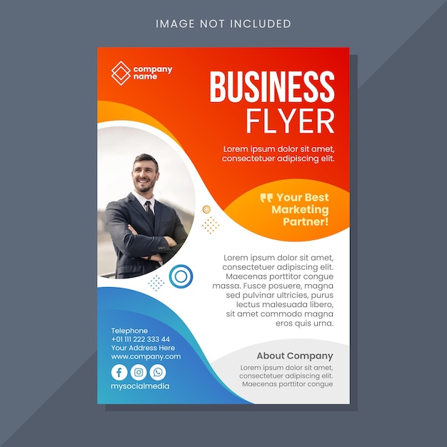 Business flyer template