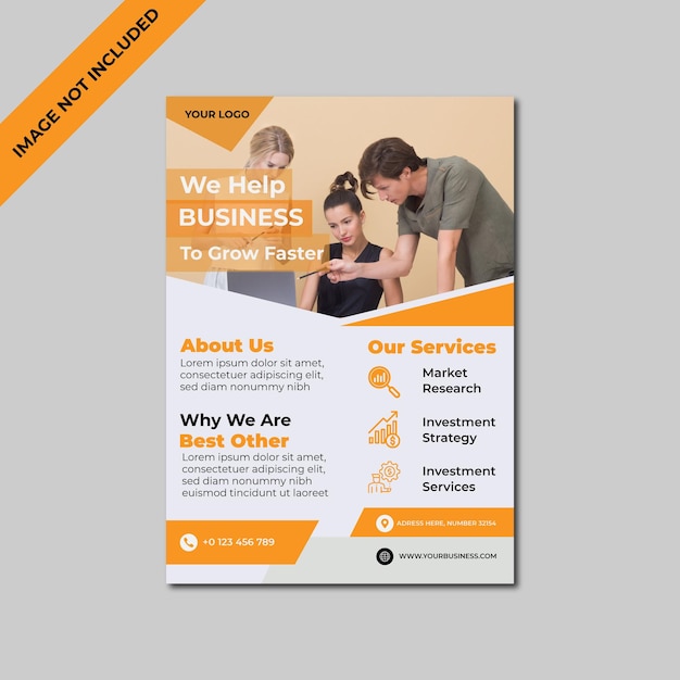 Business flyer template