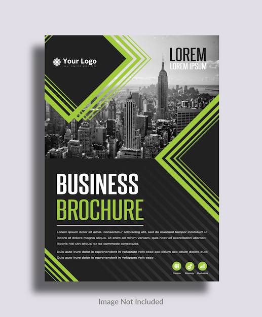 Vector business flyer template