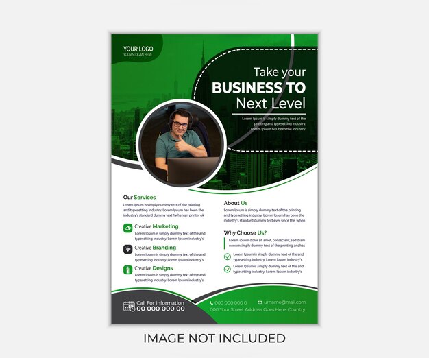 Business flyer template