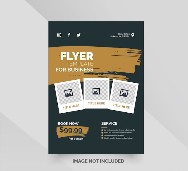 business flyer template