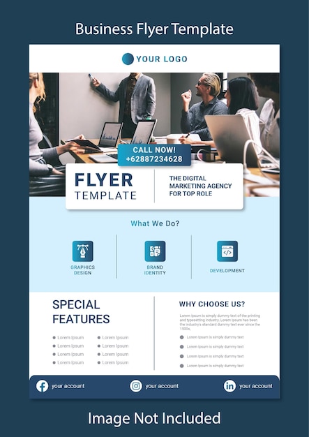 Business flyer template