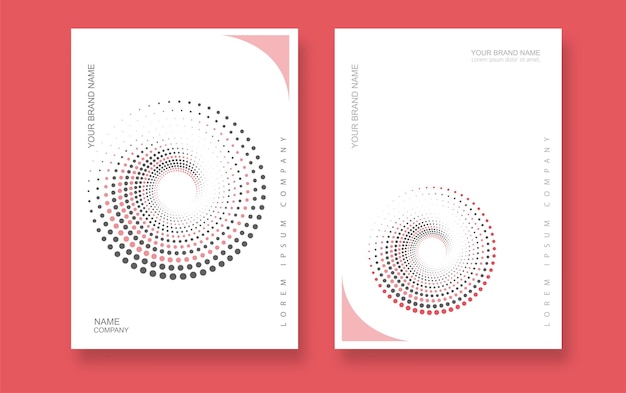 Vector business flyers, poster, template, brochure, cover design, layout with abstract shape graphic