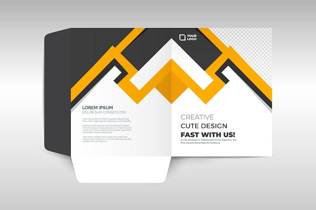 Business folder design for files